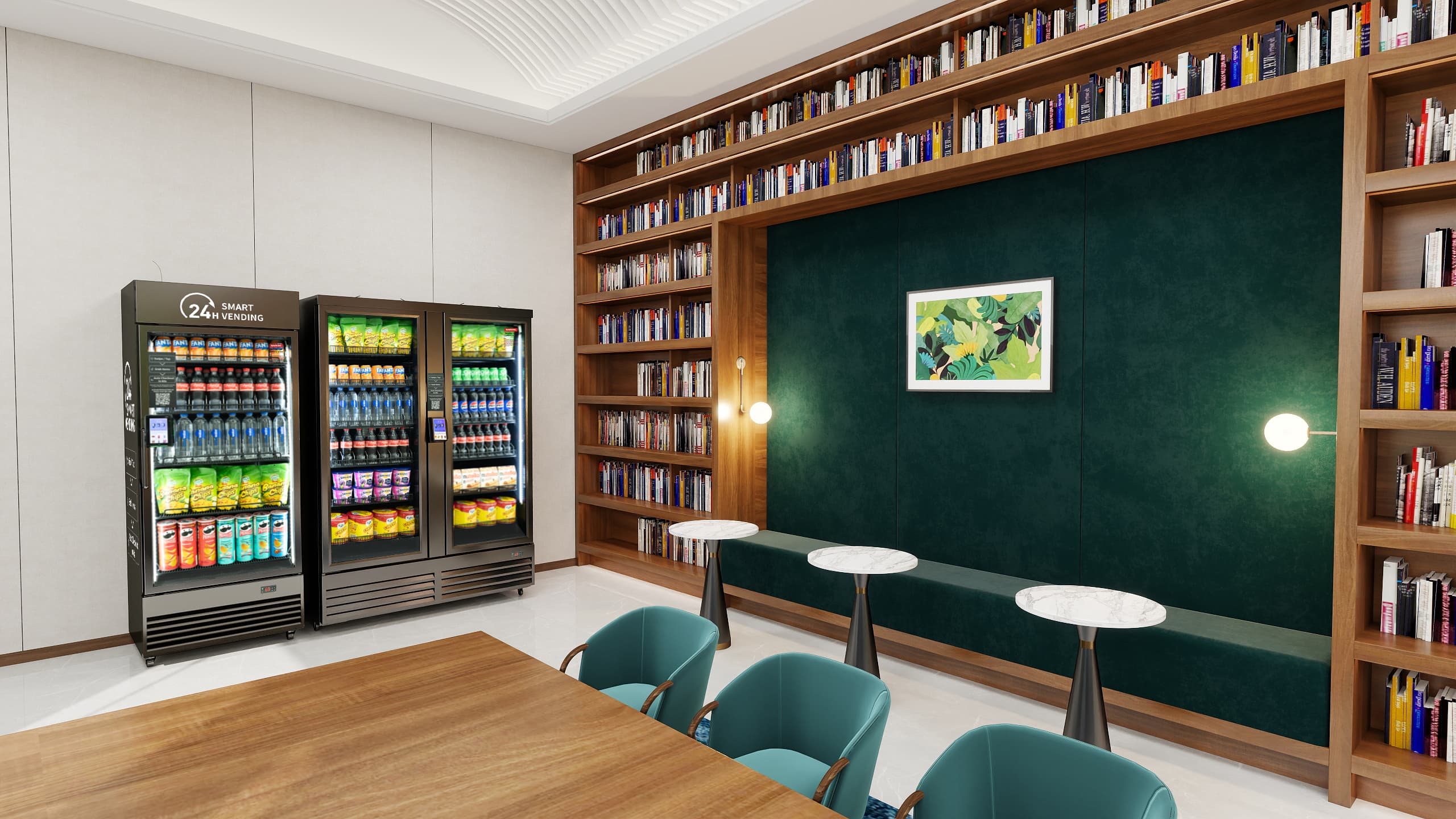 HAHA vending in Library