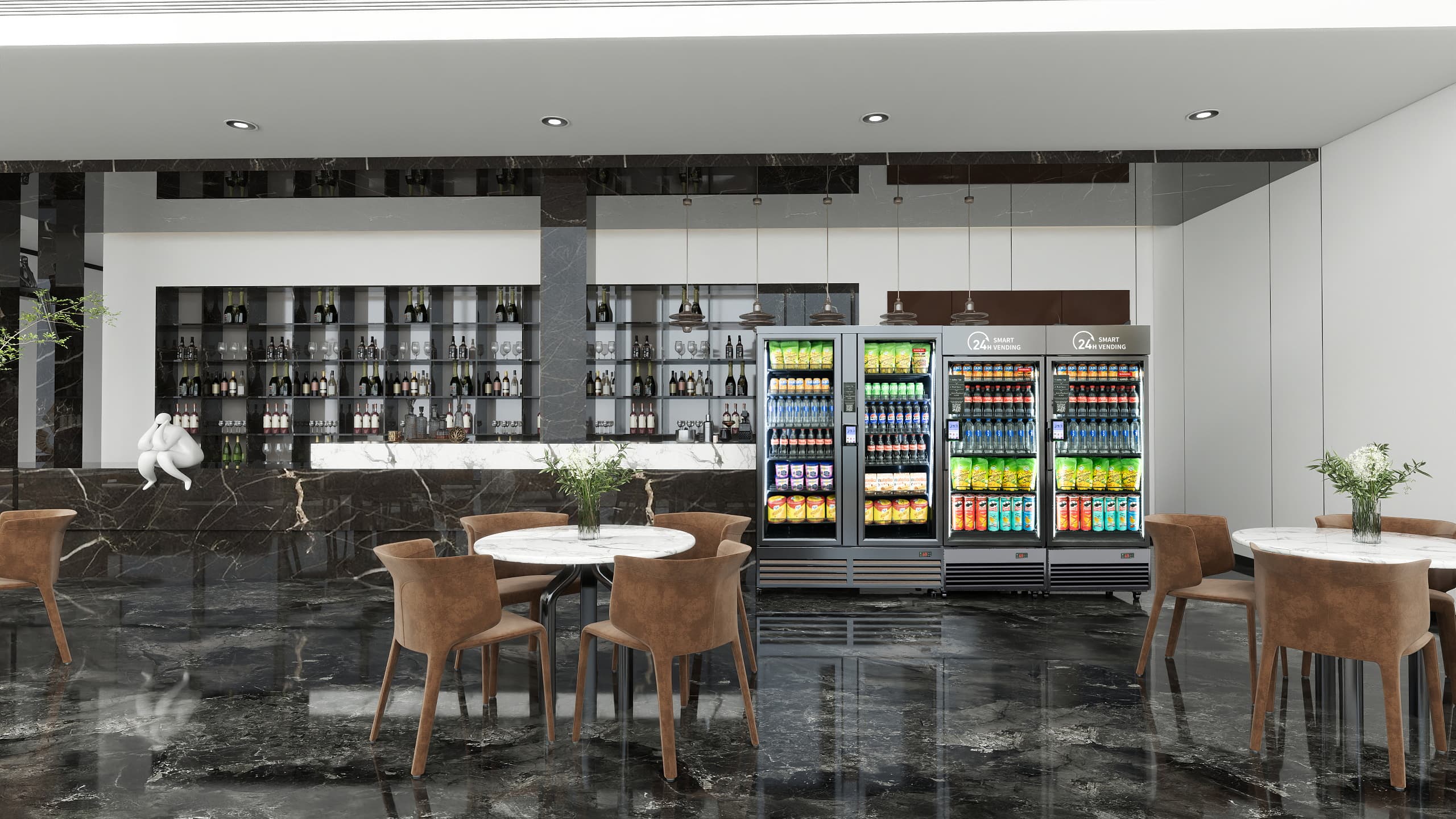 HAHA vending machine in Lobby