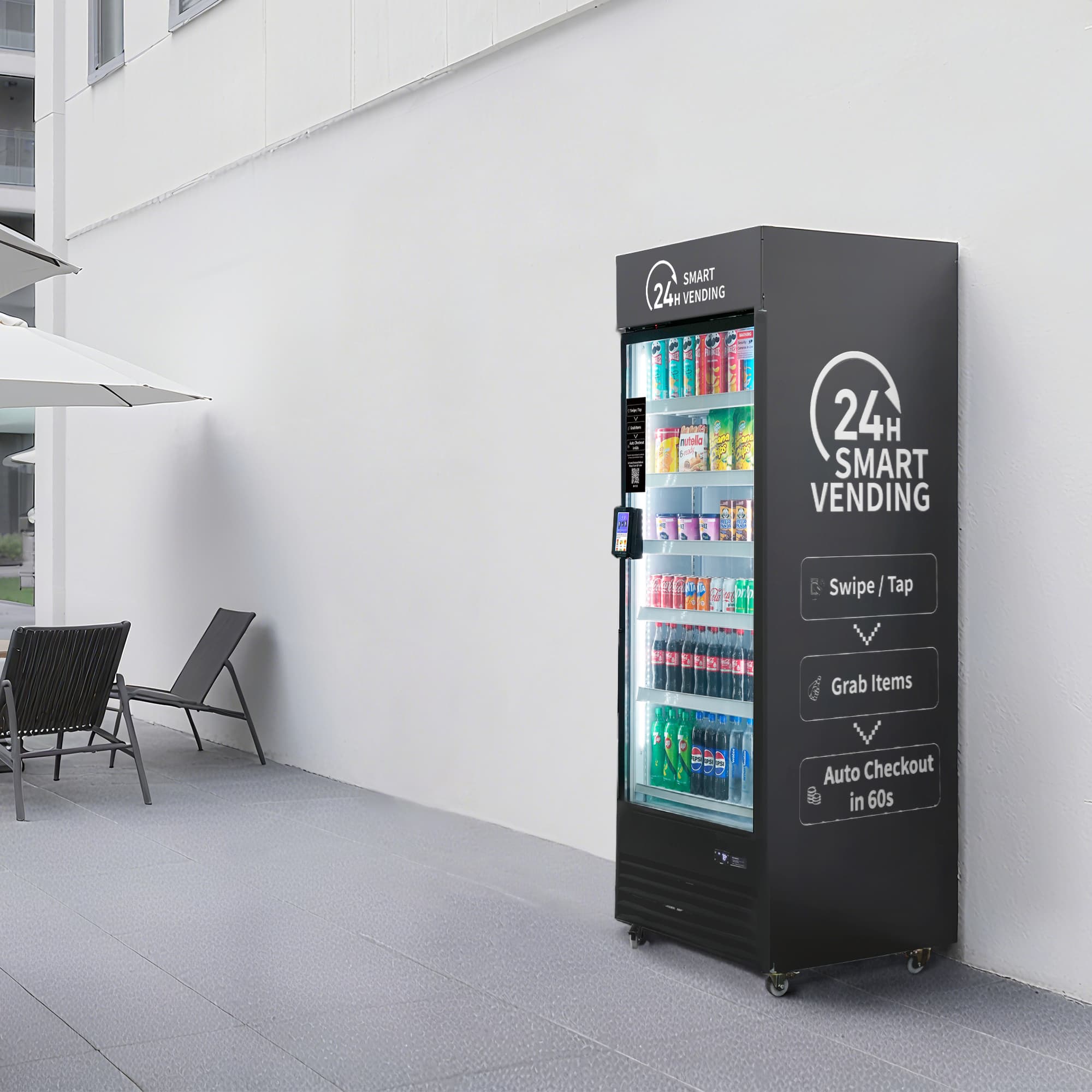 HAHA vending machine in Public area