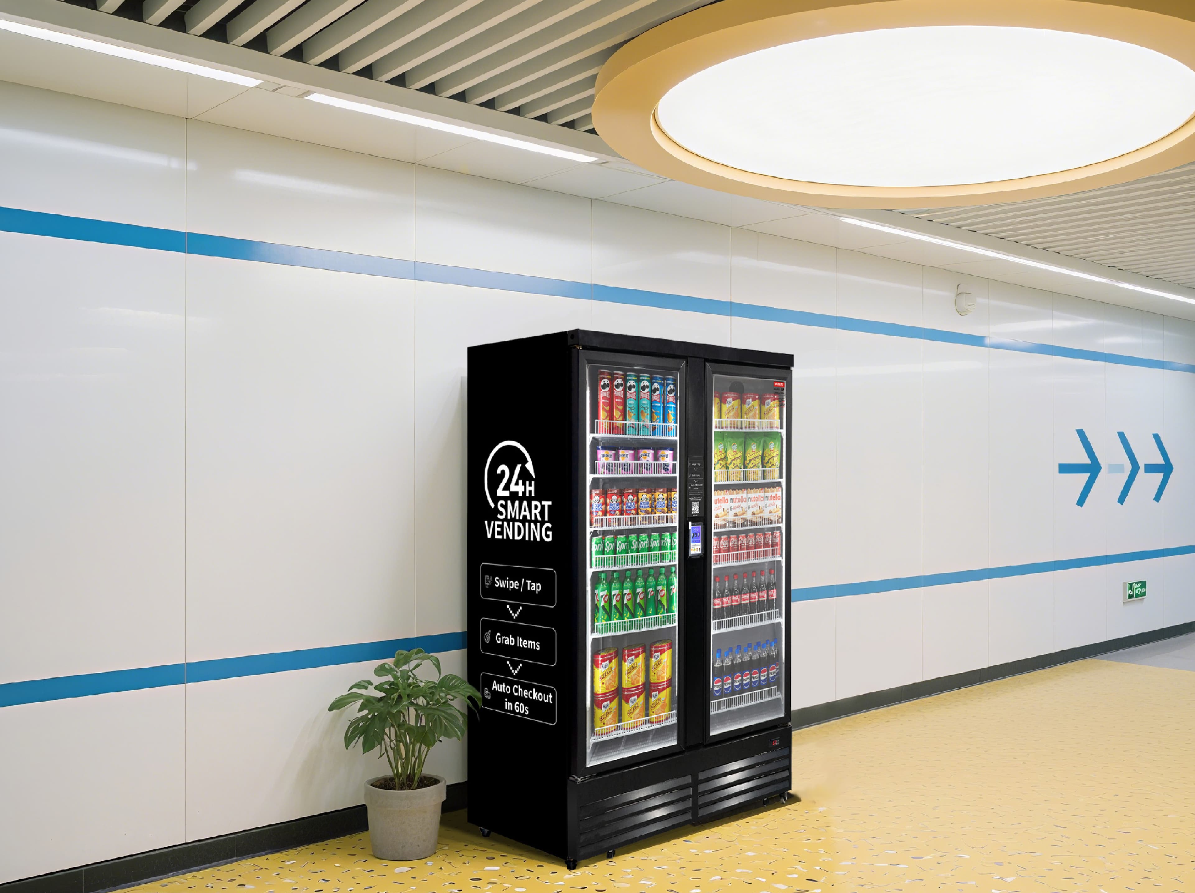 HAHA vending in Subway station